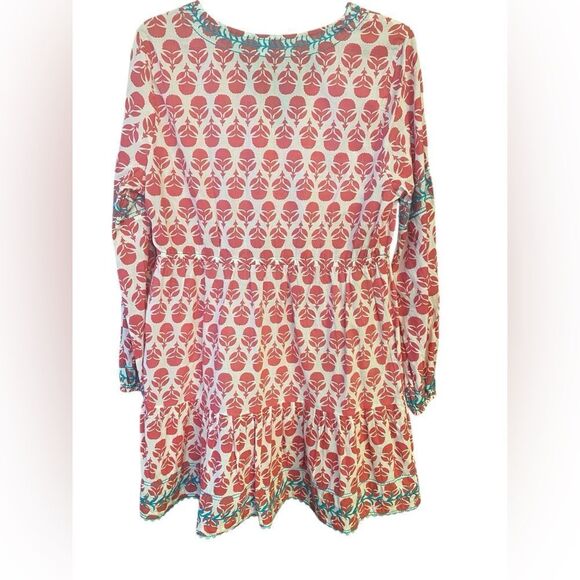 Mer St. Barth NWT Sz M Fuchsia Floral Clara Summer Luxury Resort Worthy Dress - Picture 2 of 10